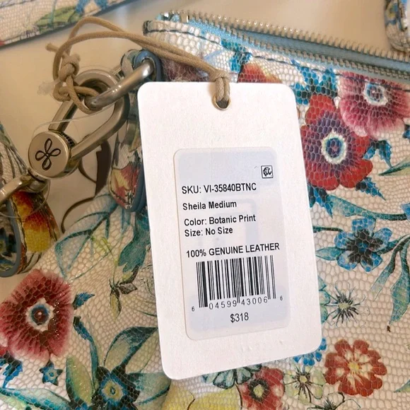 HOBO International medium “Sheila”Floral Bag - Picture 10 of 10